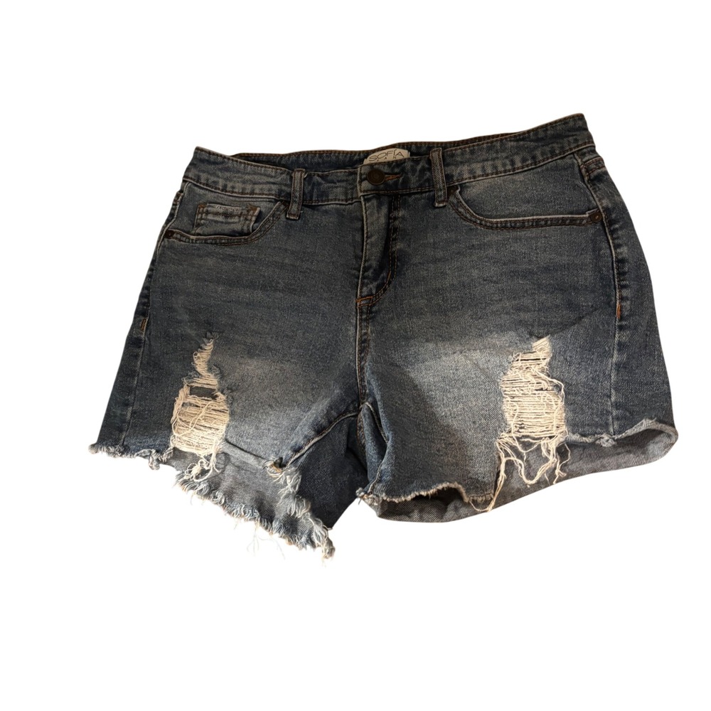 Sofia Jeans Lila Shorts‎ Women's Sz 4 Distressed Low Rise